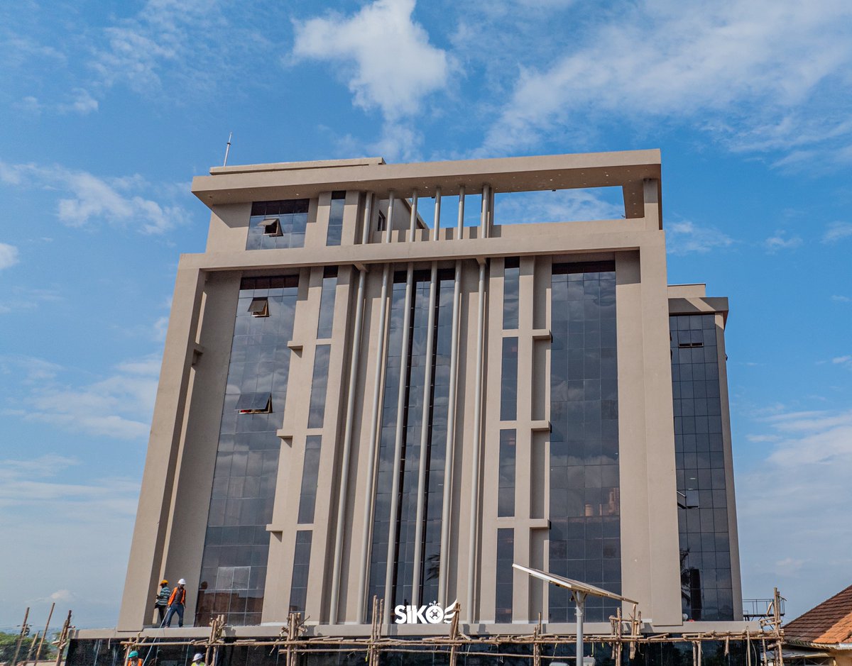 dickson_siko's tweet image. The building redefined the skyline of Mbale City. #SikoIsHere #DronesForGood #CoffeeCity #VisitMbale