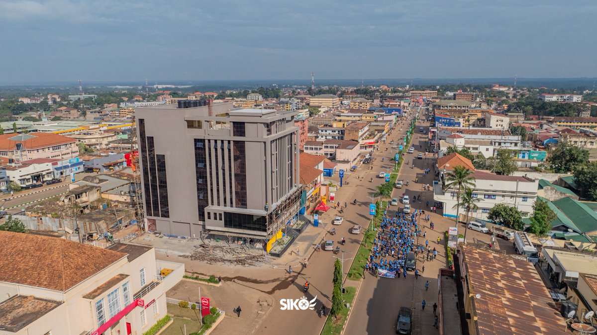 dickson_siko's tweet image. The building redefined the skyline of Mbale City. #SikoIsHere #DronesForGood #CoffeeCity #VisitMbale