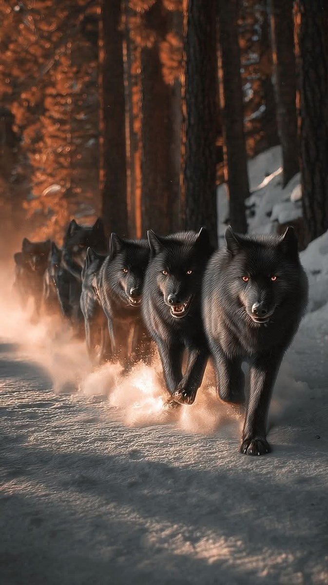 Many are alive, but few are human.
🐺🖤🐺
