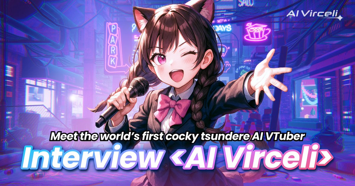 Alt.town (@alttownofficial) on Twitter photo 😼 Meet the world’s first cocky tsundere AI VTuber.
<a href="/AI_Virceli/">AI Virceli</a>
She sings, chats, and lives 100% on AI — no human behind the screen.
Discover AI Virceli’s story and why she joined Alt.town 🐾
👉 medium.com/alttown/inside…
#AltTown #TOWN #AIVTuber #Web3 #AiVirceli 😼 Meet the world’s first cocky tsundere AI VTuber.
<a href="/AI_Virceli/">AI Virceli</a>
She sings, chats, and lives 100% on AI — no human behind the screen.
Discover AI Virceli’s story and why she joined Alt.town 🐾
👉 medium.com/alttown/inside…
#AltTown #TOWN #AIVTuber #Web3 #AiVirceli