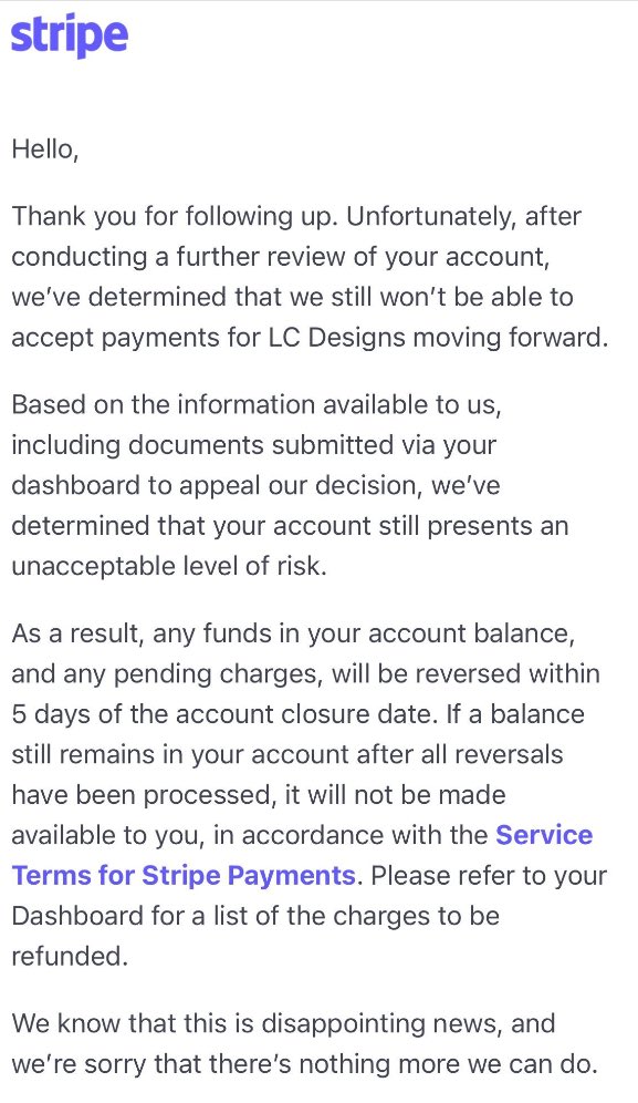 Post Your Experience Where Stripe Blocked Your Account, Promised to Refund Charges to your customers within 5 days, then steals your money. <a href="/stripe/">Stripe</a> <a href="/stripesupport/">Stripe Support</a> <a href="/StripeDev/">Stripe Developers</a>