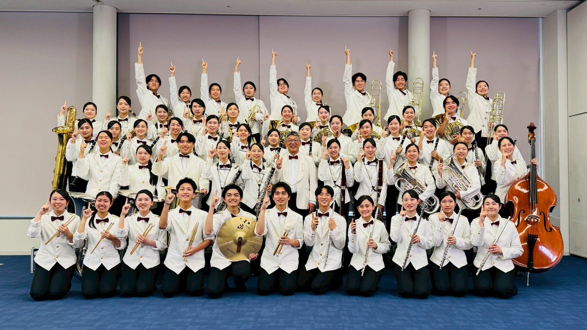 kyoto_ryoyo's tweet photo. 【吹奏楽】関西吹奏楽コンクール　金賞

第75回関西吹奏楽コンクール　2年連続「金賞」を受賞しました。
ご声援をくださった皆様本当にありがとうございます。
今後とも京都両洋高等学校吹奏楽部の応援をよろしくお願いします。

前日リハーサルの映像です。↓↓↓
https://t.co/LWih2govG0 https://t.co/YkEoPnNEfA