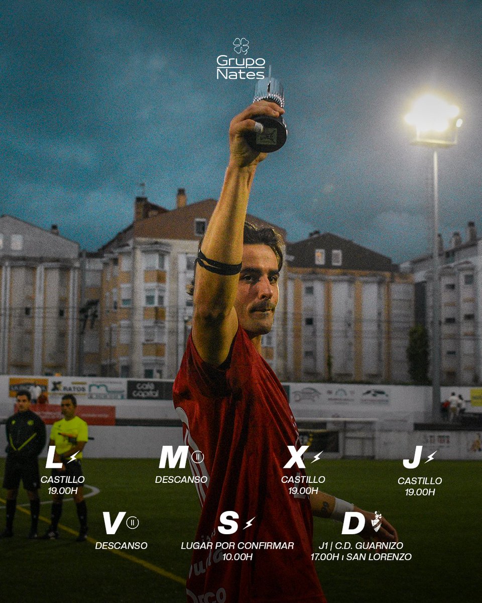 ⚡ ¡Buenos días! El primer equipo comienza hoy a preparar su estreno liguero.

🔜 El domingo recibiremos a la <a href="/CDG1922/">Cultural Deportiva Guarnizo</a> en San Lorenzo para inaugurar nuestro campeonato regular.

#DePrincipioAFin #GuruLaredo