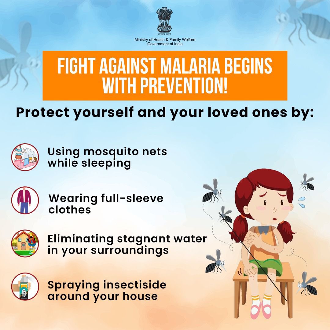 Prevention is key to staying malaria-free. Join the fight against Malaria with these simple prevention steps.

#MalariaPrevention