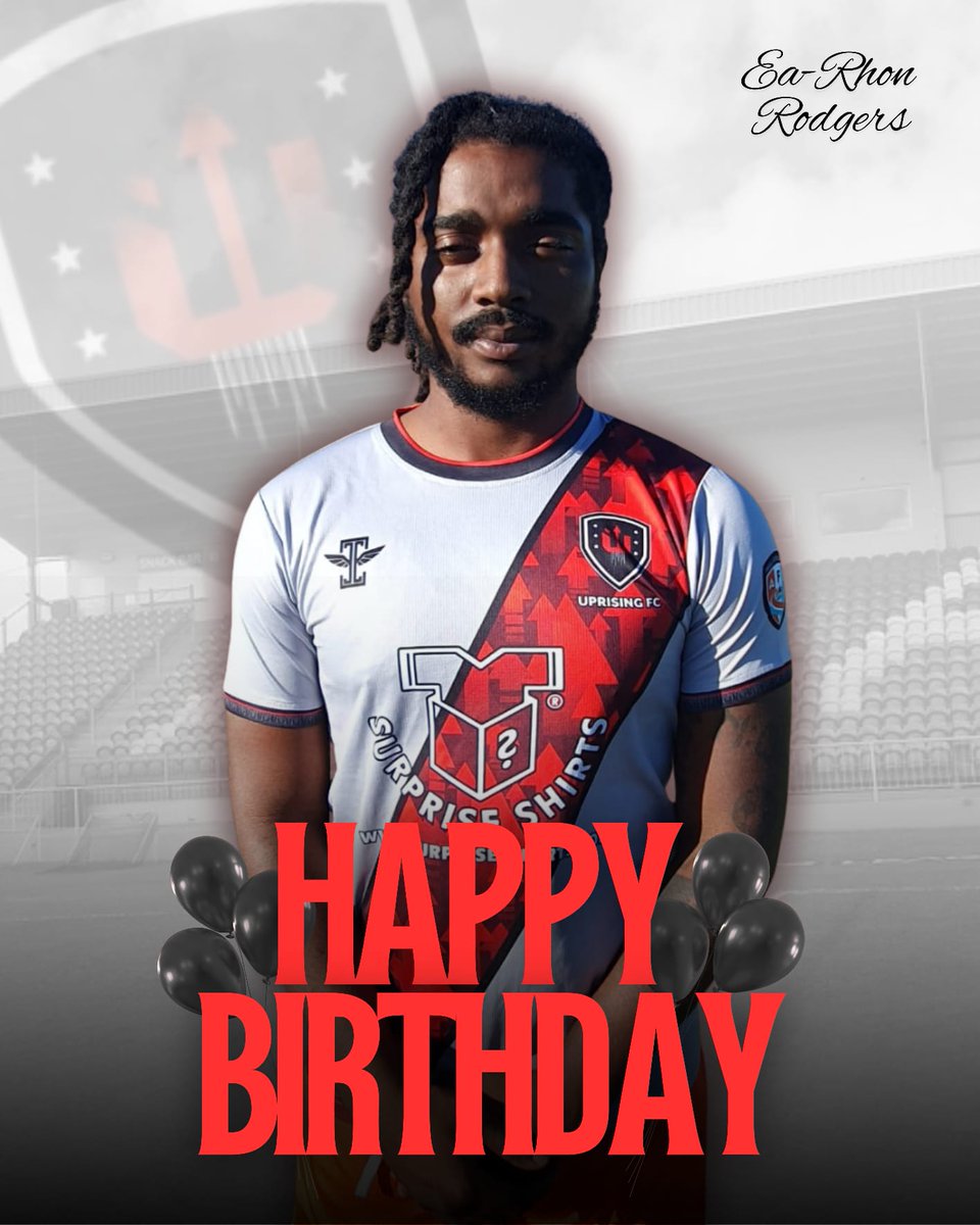 HAPPY BIRTHDAY 🥳🎉 

A belated happy birthday to our player Ea-Rhon Rogers!

Ea-Rhon is one of the most important people in the history of our club as he was one of the founding members of Uprising FC in 2015!

#oneclubonegoal