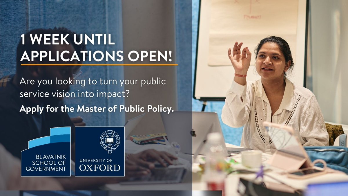 Blavatnik School of Government tweet media