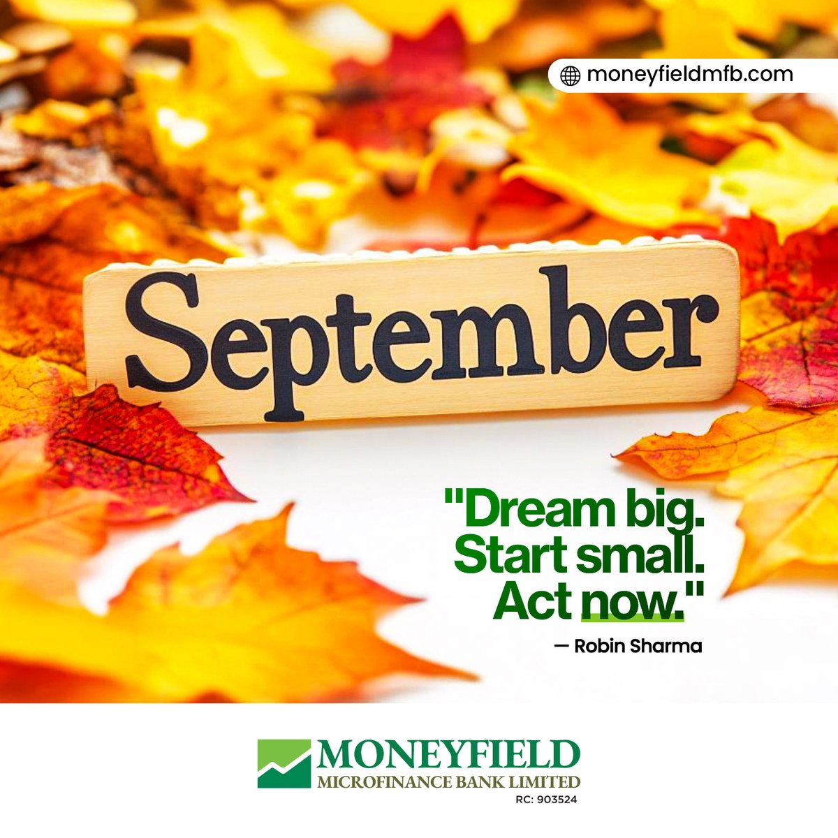 moneyfieldmfb's tweet image. September reminds us: steady steps create lasting success. 💼✨#MoneyfieldMFB #NewMonth #September