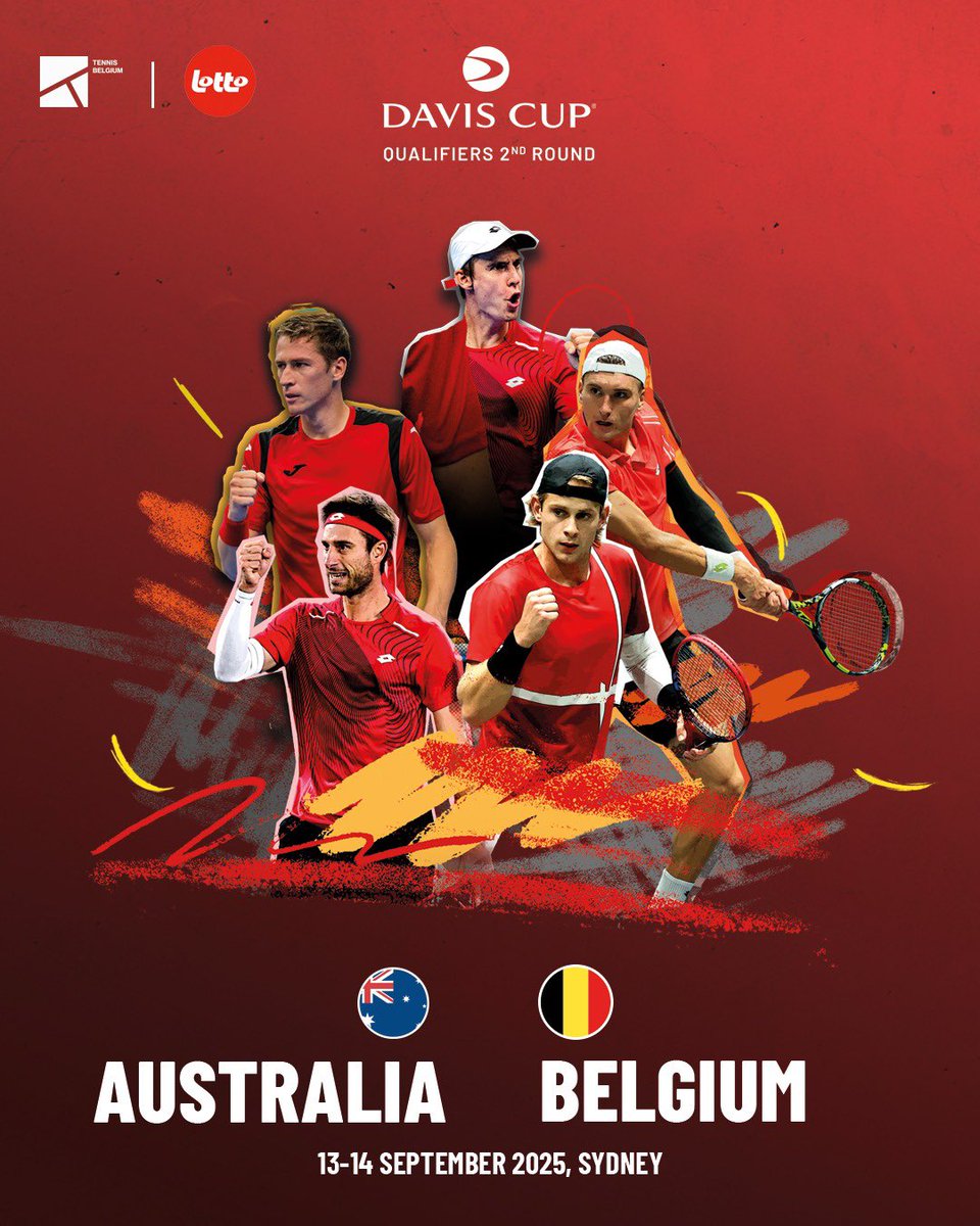 Tennis Belgium (@tennisbelgium) on Twitter photo Team change for the
<a href="/DavisCup/">Davis Cup</a> Qualifiers – R2: Australia 🇦🇺 vs. Belgium 🇧🇪
📍 Sydney
📅 13–14 September
Due to injury, Blockx is replaced by Coppejans. Let’s go <a href="/ZizouBergs/">Zizou Bergs</a>, <a href="/RaphCollignon/">Raphael Collignon</a>, <a href="/KimmerCoppejans/">Kimmer Coppejans</a>, <a href="/sandergille/">Sander Gille</a>, <a href="/joranvliegen/">Joran Vliegen OLY</a> & captain <a href="/stevedarcishark/">steve darcis</a> #DavisCup Team change for the
<a href="/DavisCup/">Davis Cup</a> Qualifiers – R2: Australia 🇦🇺 vs. Belgium 🇧🇪
📍 Sydney
📅 13–14 September
Due to injury, Blockx is replaced by Coppejans. Let’s go <a href="/ZizouBergs/">Zizou Bergs</a>, <a href="/RaphCollignon/">Raphael Collignon</a>, <a href="/KimmerCoppejans/">Kimmer Coppejans</a>, <a href="/sandergille/">Sander Gille</a>, <a href="/joranvliegen/">Joran Vliegen OLY</a> & captain <a href="/stevedarcishark/">steve darcis</a> #DavisCup