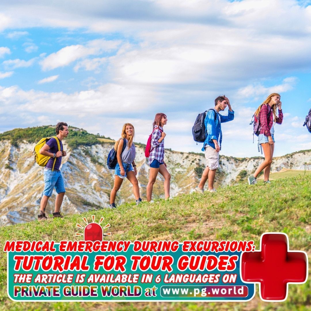 wwwpgworld's tweet image. As a tour guide, your quick thinking during emergencies can save lives. Available now in 6 languages on PRIVATE GUIDE WORLD! Read the article: pg.world/articles/emerg…
#TourGuideTraining #EmergencyResponse #PGWorld #TravelPreparedness #ExcursionSafety #HealthOnTour