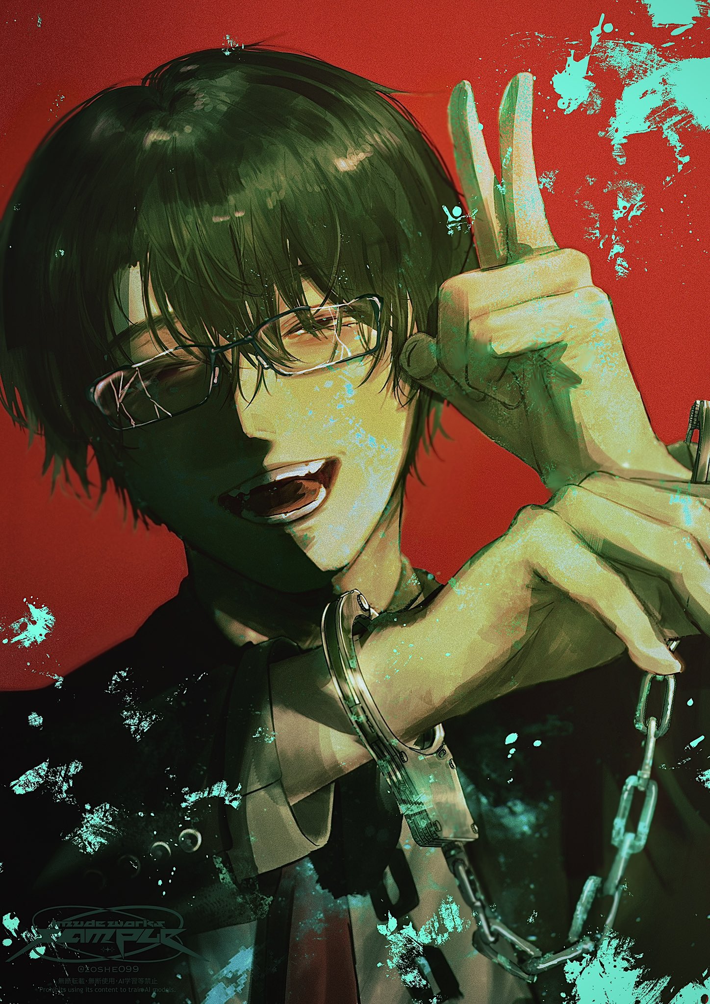 【あ】創作 手描きイラスト ⑧ 遊戲 #illustration #drawing