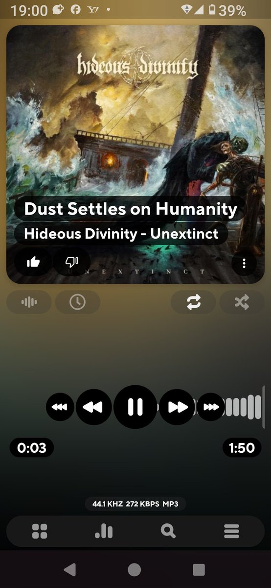 nibositolemon's tweet image. よっしゃ！
Hideous Divinity聞いて気合い入れだ！❤️‍🔥👿❤️‍🔥
#HIdeousDivinity
@HDstreetteamJP 
@HideousDivinity  
@TitoVespasiani