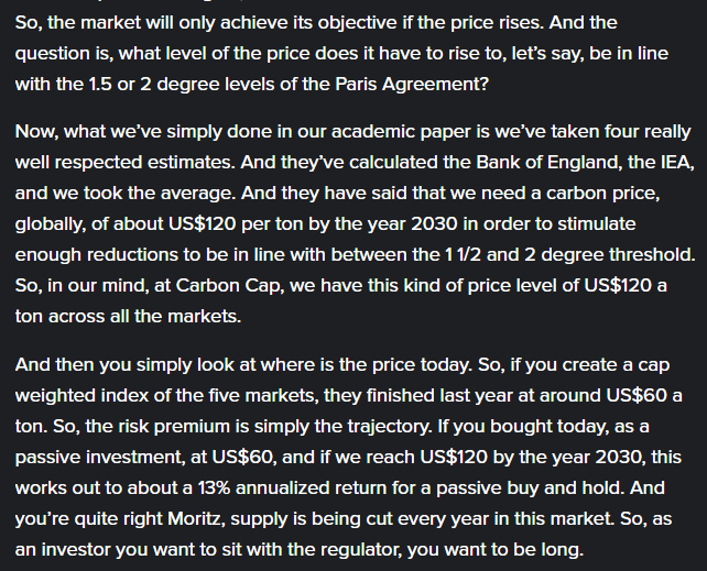 Emisní povolenky jsou investiční terno nadcházejících let, zhodnotí o 100 %, říká světově největší hedgeový spekulant s uhlíkovými odpustky. Program Fit for 55, k němuž se zavázalo i Česko, mu otevře další penězovod, třeba od důchodců z českého venkova

Šéf světově největšího