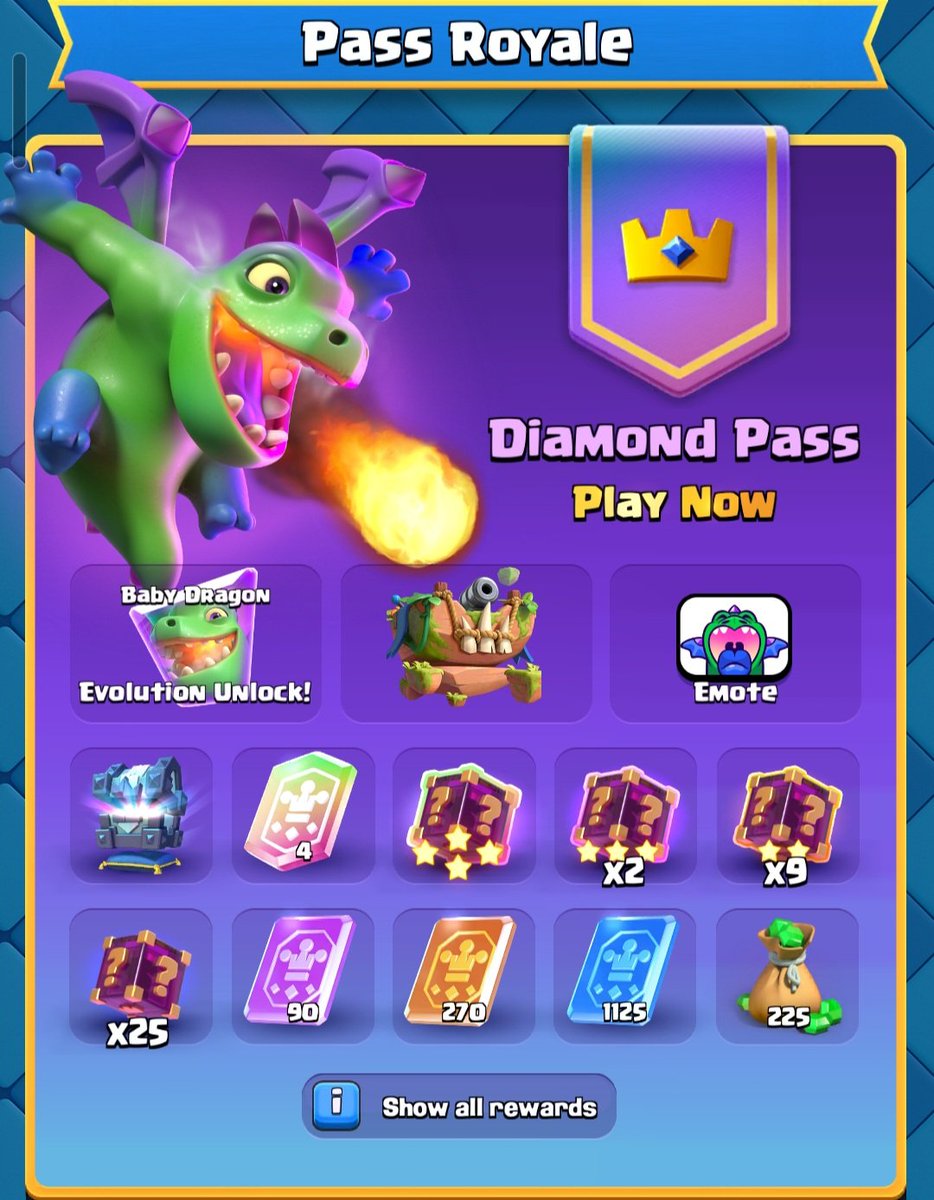 💎 ×2 Diamond Pass Giveaway 💎

To Enter :

- Retweet ♻️
- Follow <a href="/FFlevi_/">Levi</a> 
- Follow <a href="/Ludi_CR/">ʟᴜᴅɪ</a> 
- Comment Any Emoji 💬

Good luck, winners in 72 Hours ⏰️ #ClashRoyale