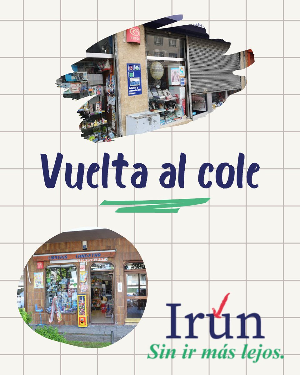 📚✏️👟 Mugan lanza la campaña “Vuelta al cole” para recordarnos que en los comercios de Irún encontrarás todo lo necesario para el nuevo curso escolar: Material escolar, ropa y calzado, tecnología y mucho más.
👉 ¡Apoya el comercio de Irún!
#vueltaalcole #pequeñocomercio #irun