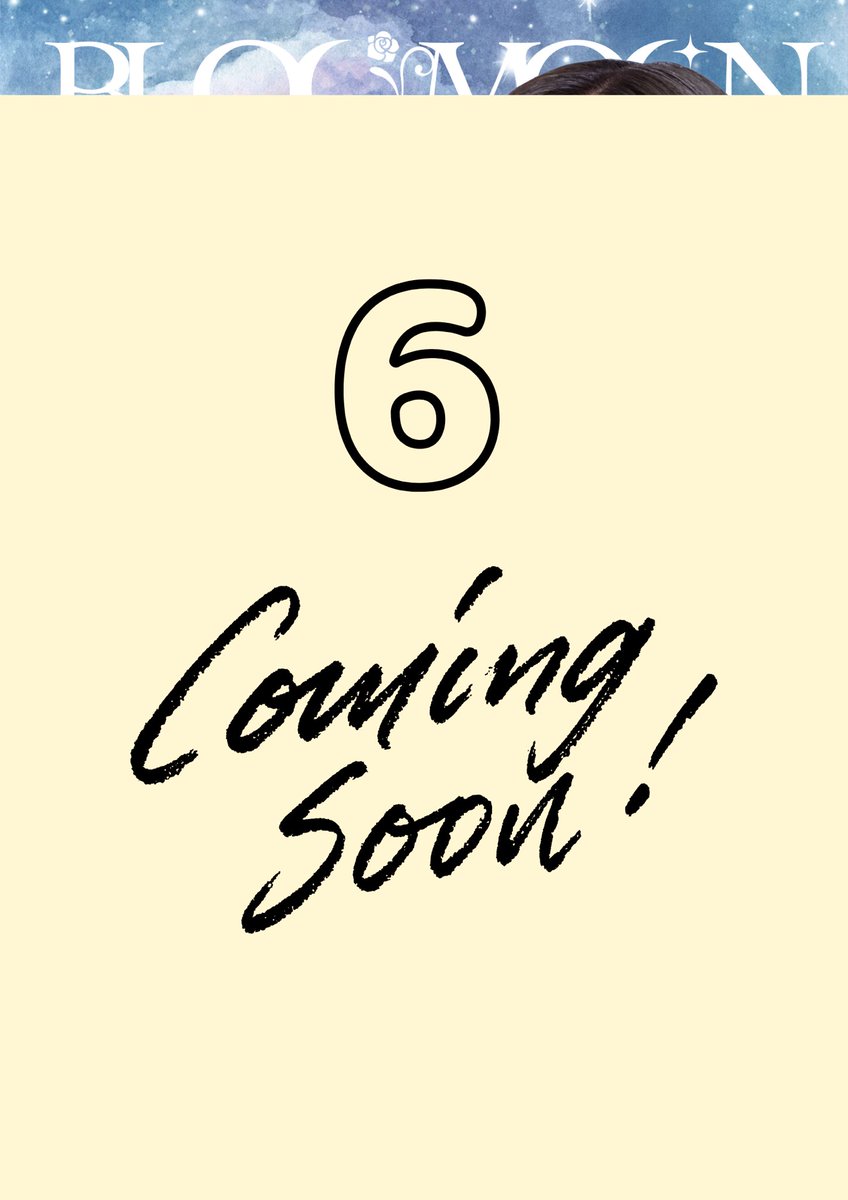 『BLOOMOON Vol.6🌙』

発刊日は9/12に決定！✨
今号は先行販売はございません。

裏表紙は、9/8公開予定！
Vol.4で見事に投票を勝ち取った
成瀬もえが単独裏表紙に…！🍼

そして注目の表紙は、9/10公開予定👀
今回もぜひご期待ください！

 #BLOOMOON #ブルームーン