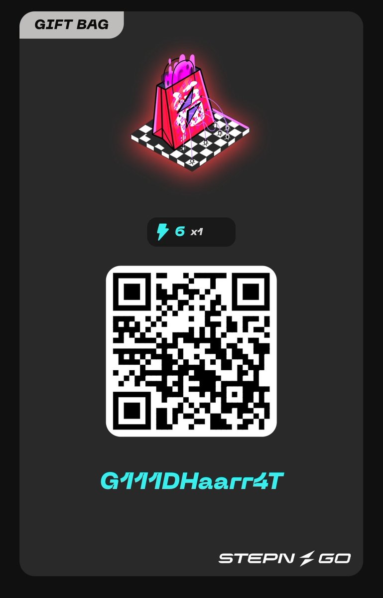 #STEPNGO
Lending out my sneaker👟 (runner : ef 84.5)
⏰14 days
🔋4 energy  (20 minutes in day)
💰30% guest
🎁 Jvm4PG9YVo 🎁

#GiftBagcode
Get free energy and trial sneaker, and earn GGT token😃
🎁G111DHaarr4T 🎁

#STEPNCODE
#STEPN
#CODESTEPN
#STEPNRun
#STEPNHAUS
#STEPNGOHAUS