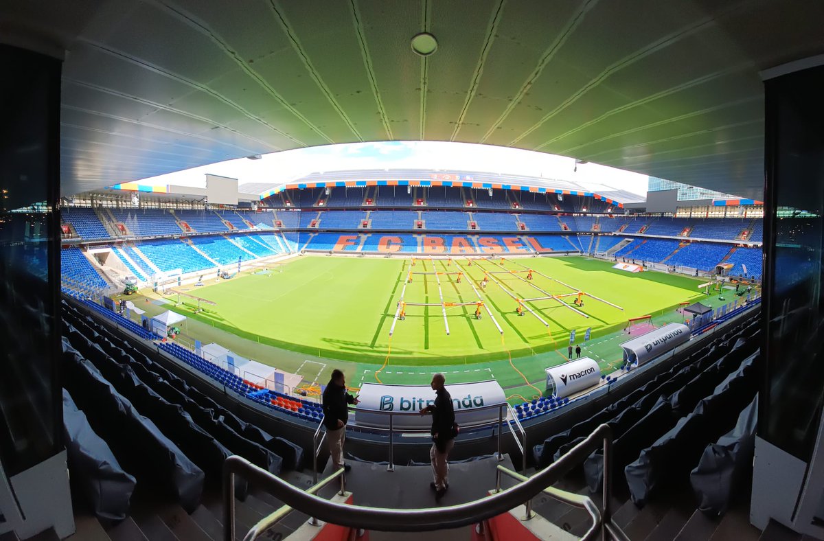 OriginAmenity's tweet image. We are all set up for the TurfTech Summit 2025 at FC Basel, Switzerland!

If you are attending be sure to visit us inside the stadium lounge and chat with our team about our vast #GroundsManagement and amenity range.

#OriginAmenitySolutions