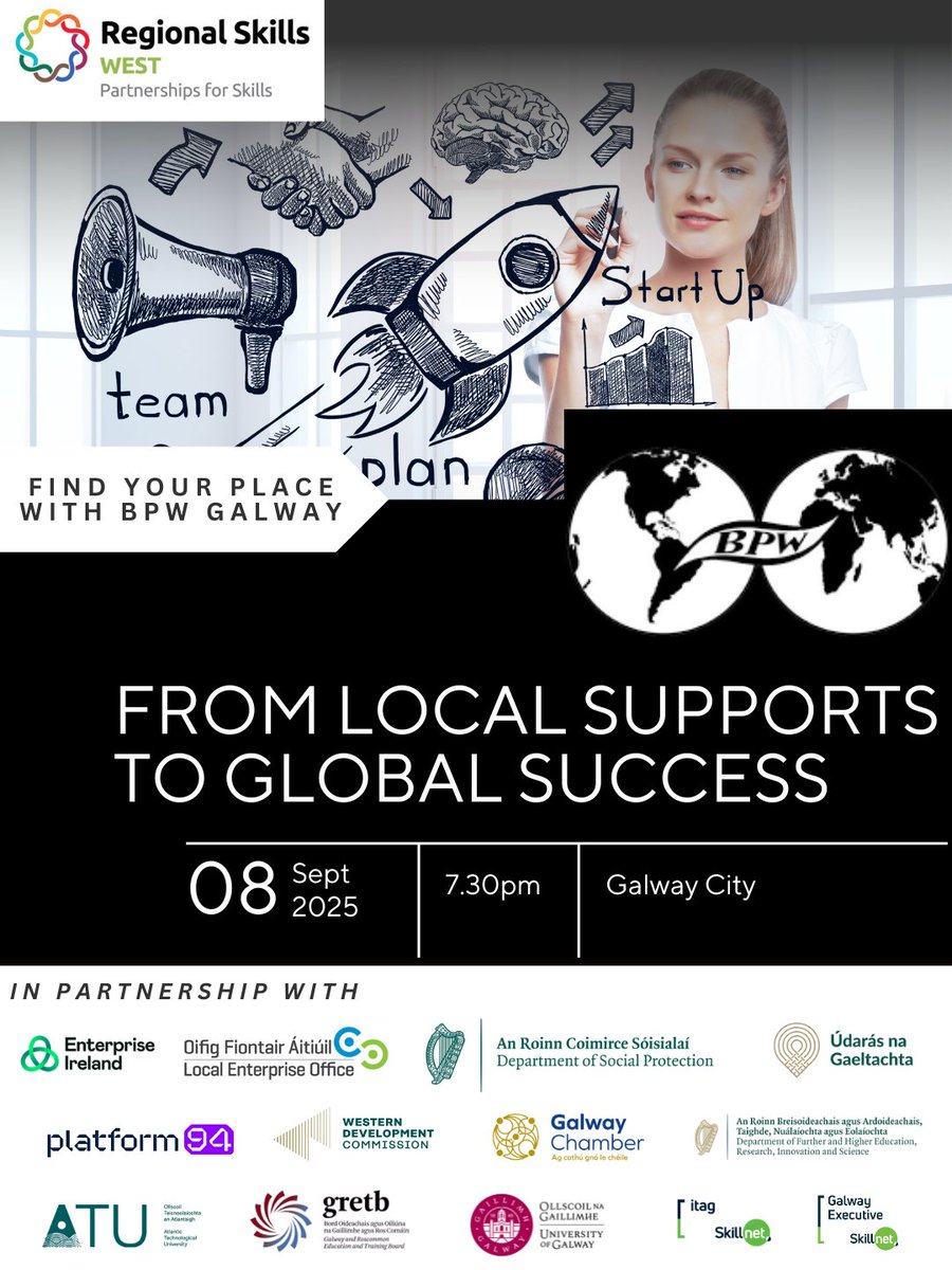 UdarasnaG's tweet image. Muintir Ghnó na Gaeltachta – Bígí Linn ar 8ú Meán Fómhair
Tá Údarás na Gaeltachta an-sásta tacú leis an imeacht tábhachtach seo.
#GnóNaGaillimhe #TacúChunTairbhe