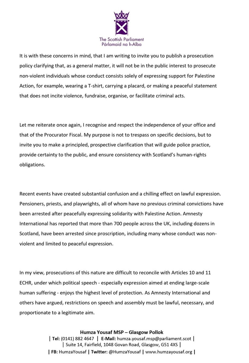 Humza Yousaf tweet media