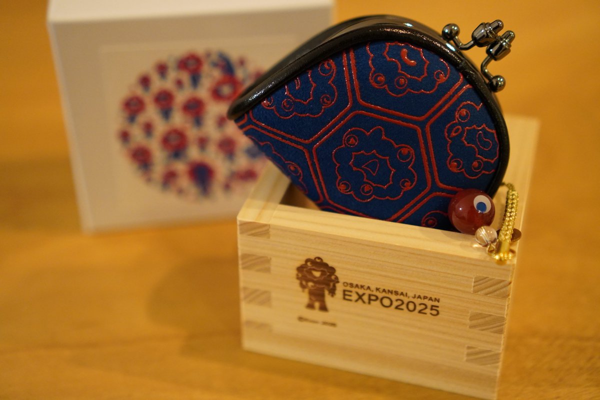 EXP0202 甲州印伝 ミャクミャク　がまぐち 4月上旬順次出荷】EXPO2025 ミャクミャク 甲州印伝 がまぐち
