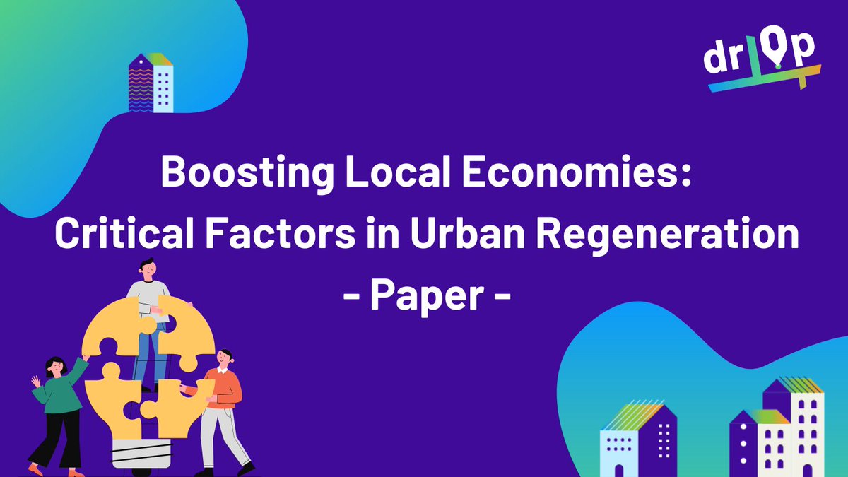 drOp_HorizonEU's tweet image. Context matters. 
🏘️Neighbourhood-focused strategies + collaboration = thriving, fair urban economies.
Discover the factors driving #LocalEconomicDevelopment in our new paper 👉 tinyurl.com/3297kuz2
#UrbanRegeneration #Sustainability