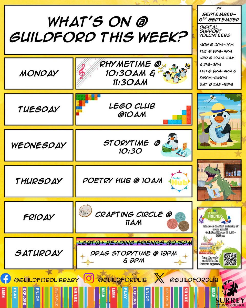 Guildford Library tweet media