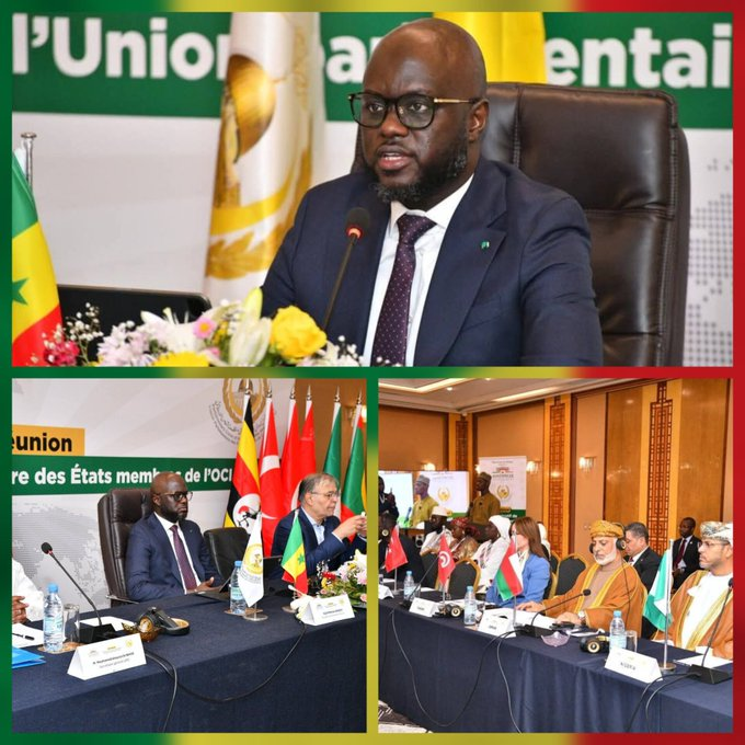 PR El Malick Ndiaye « Ce lundi , j’ai présidé la 54ᵉ réunion du Comité exécutif de l’Union des Parlements Membres de l’OCI (UPCI).  J’ai enfin insisté sur la Palestine comme cause commune et appelé à une action collective contre le t€rrorisme et l’€xtrémisme....»  🇸🇳