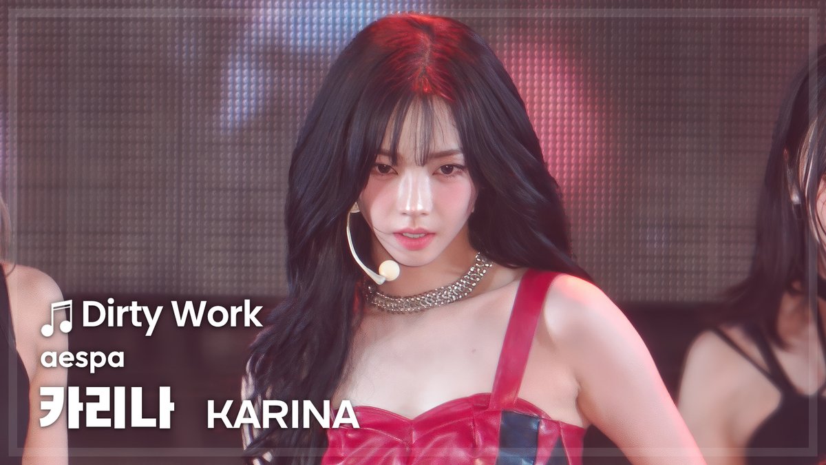 250830-31 에스파 카리나 aespa KARINA 🎵Dirty Work 직캠 FANCAM @SYNK_aeXIS_LINE 

youtu.be/bqNbx6Nl5-w