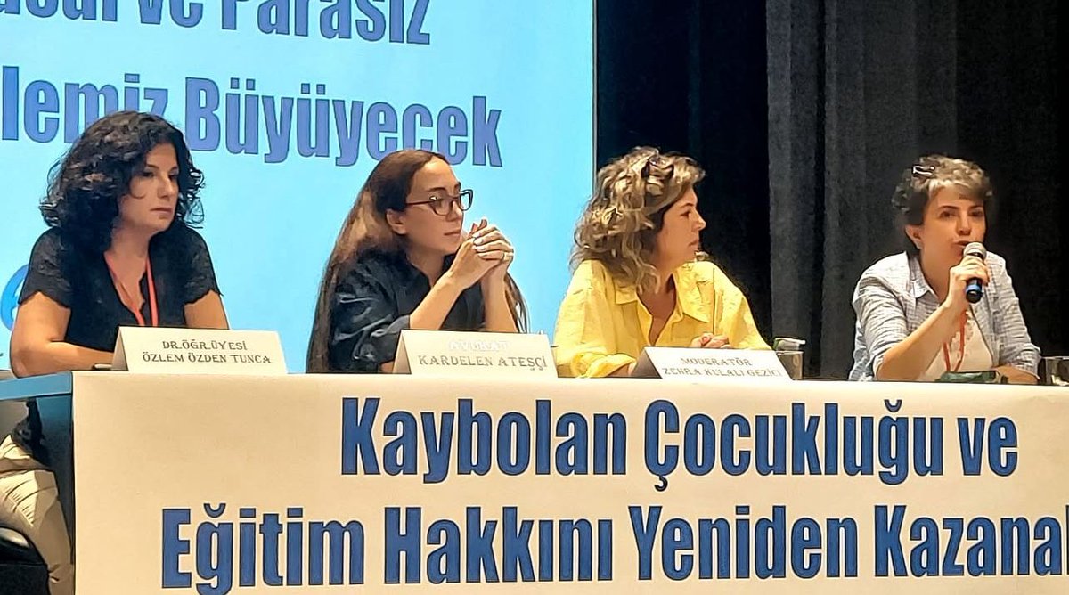 Velider tarafından çocukların haklarına dikkat çekmek amacıyla düzenlenen ‘Kaybolan Çocuk ve Eğitim Hakkı’ başlıklı çalıştaya, İstanbul Barosu Çocuk Hakları Merkezi olarak iki gün boyunca katılım sağladık.