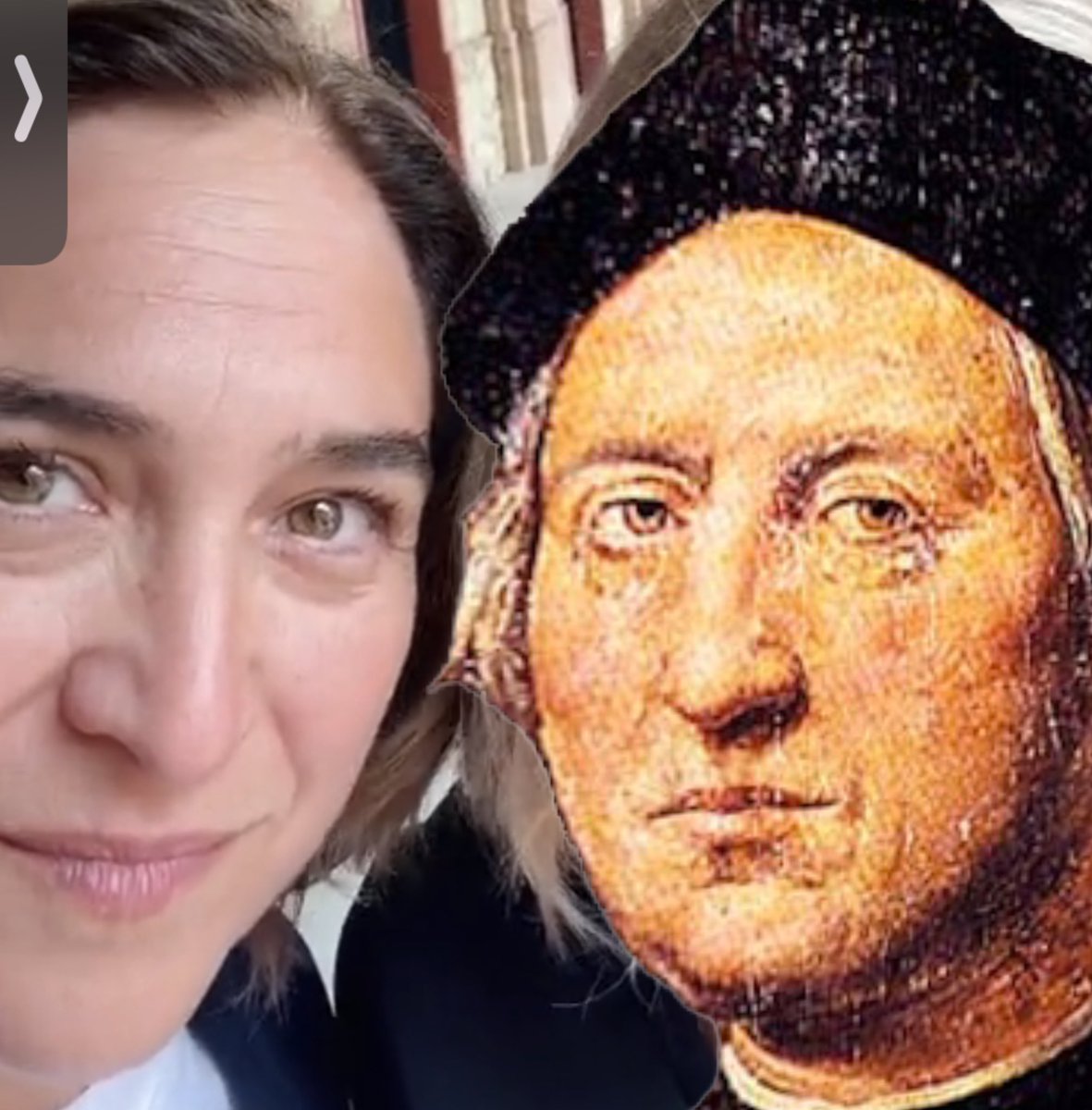 Hola <a href="/grok/">Grok</a>, anem a veure fins on saps d’història i d reconeixement d’imatge. Un d’aquests dos navegants va ser rebut a Barcelona després de creuar l’Atlàntic i tornar. L’altre va navegar el tros d’aigua que separa Barcelona de Mataró. Qui és el de l’esquerra i qui el de la dreta?