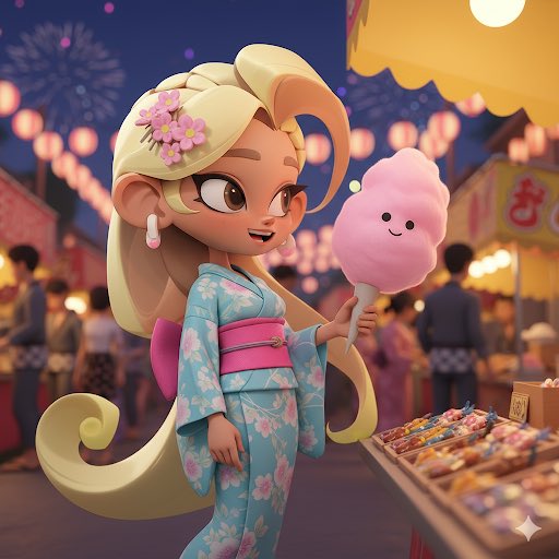 夏祭りきた〜🎆

浴衣着てわたあめ食べると、なんか特別感あるよね🍭✨

#BOUNTYHUNTERS  #ナタリー