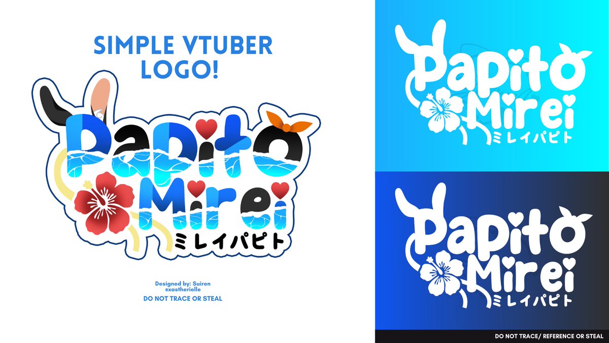 Logo Showcase ♡ .・。.・゜

Logo for <a href="/bunbunpapitovt/">ミレイパピト| Papito Mirei 🐇⛱️</a> 

Thank you so much !! 

#VGenComm #VGen 

.・✫・゜・。.