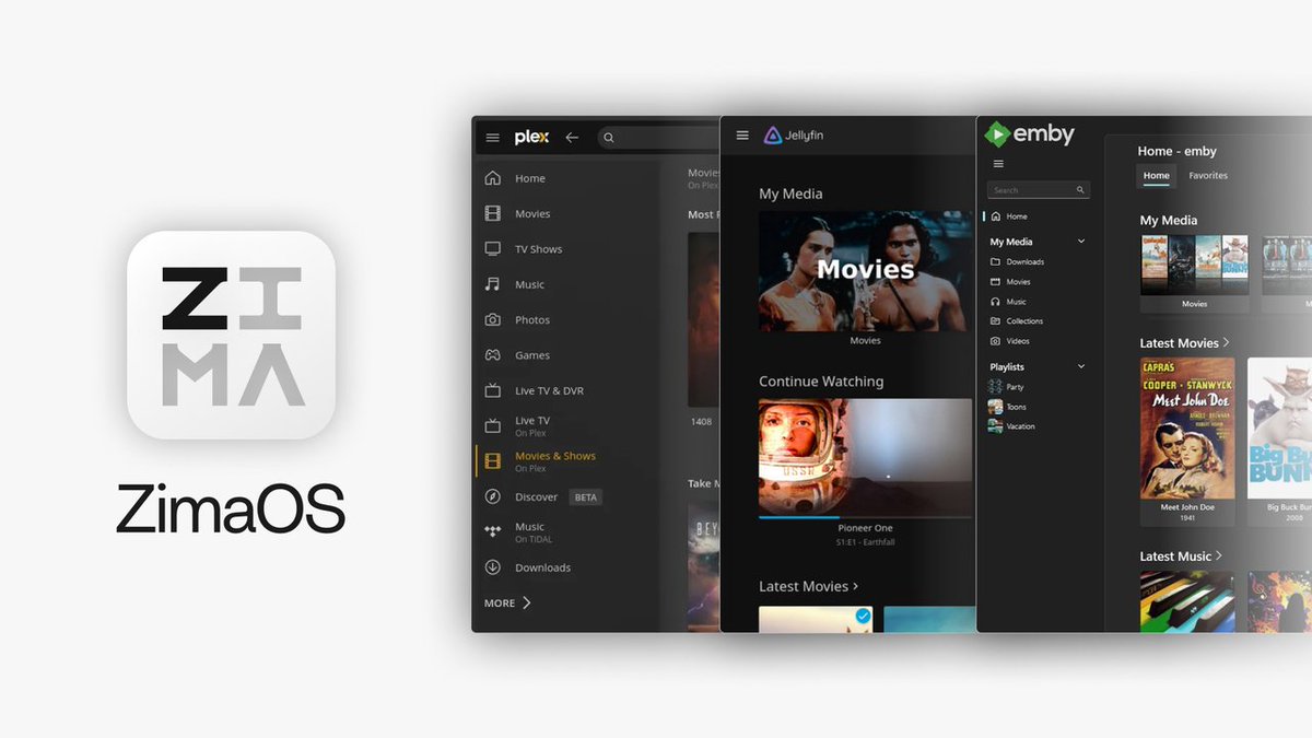 ZimaSpace's tweet image. Buffering… buffering… buffering. 😩
With ZimaOS + HW accel: Plex, Jellyfin &amp;amp; Emby run smooth. No stutter. No stress. Just play. 🎬🍿

zimaspace.com/blog/hardware-…

#ZimaOS #Plex #Jellyfin #Emby #4KStreaming #MediaServer #HomeTheater #GPU #Movie