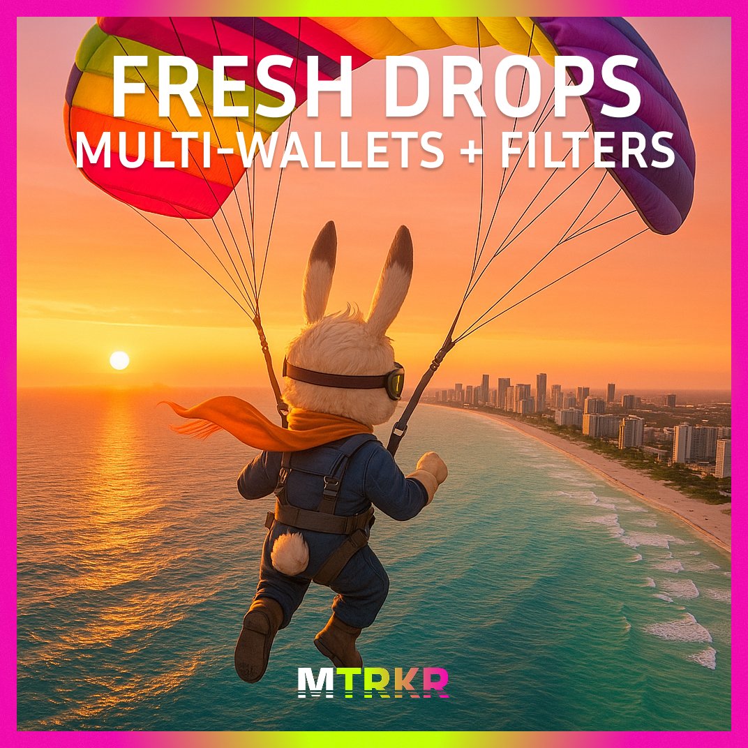 GMtrkr Fam,
Another week, another batch of updates (well… mostly <a href="/_NinaDu/">Ninadu | ∑:</a> grinding 😅).

We’ve implemented a good part of your feedback:
• Multi-wallet support is live
• New filters for tokens &amp; NFTs
• We now have an official X account → <a href="/mtrkr_xyz/">MTRKR (Mega Tracker)</a> 

Next stop: DeFi