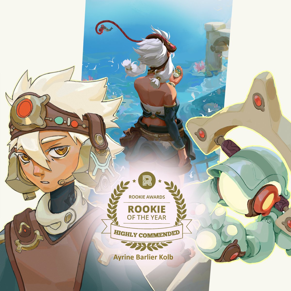 Hi everyone !

I'm very happy to announce that I have been awarded in this year's Concept art finalist competition 2025 ! 🎉🎉

I would like thank all the mentors at <a href="/Artside_School/">ARTSIDE</a> for all the advices, <a href="/TheRookiesCO/">TheRookiesCO</a> for organizing this !  And my friends 🌟 !