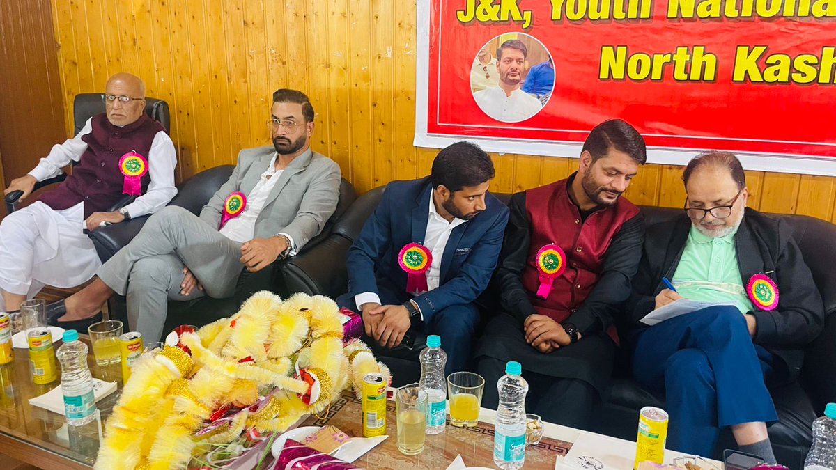 JKNC_'s tweet photo. Today, a vibrant youth meeting of JKYNC North Zone was held at Baramulla under the dynamic leadership of Provincial President JKYNC Kashmir Province, Mir Mushtaq, and ably organized by Zonal President North Kashmir, Zahid Mughal.

The programme witnessed the gracious presence of special guests Hon’ble MLA Baramulla Javaid Hussain Beigh, Mohd Yaqoob Wani IC Wagoora/Joint Secretary, District President Baramulla Shahid Ali Shah, District President Baramulla WW Adv Nelofar Masood, Mr. Salman Matoo Vice President JKYNC Kashmir Province,  Sheikh Owaise Secretary JKYNC Kashmir Province, Bilal Ganie Joint Secretary JKYNC Kmr, Iqbal Nabi and Mehraj Dar who shared their valuable insights with the youth.

Adding to the enthusiasm, the Hon’ble MLA Baramulla announced ₹50 Lakh for youth oriented developmental works - a remarkable step towards empowering our youth and strengthening grassroots initiatives.
