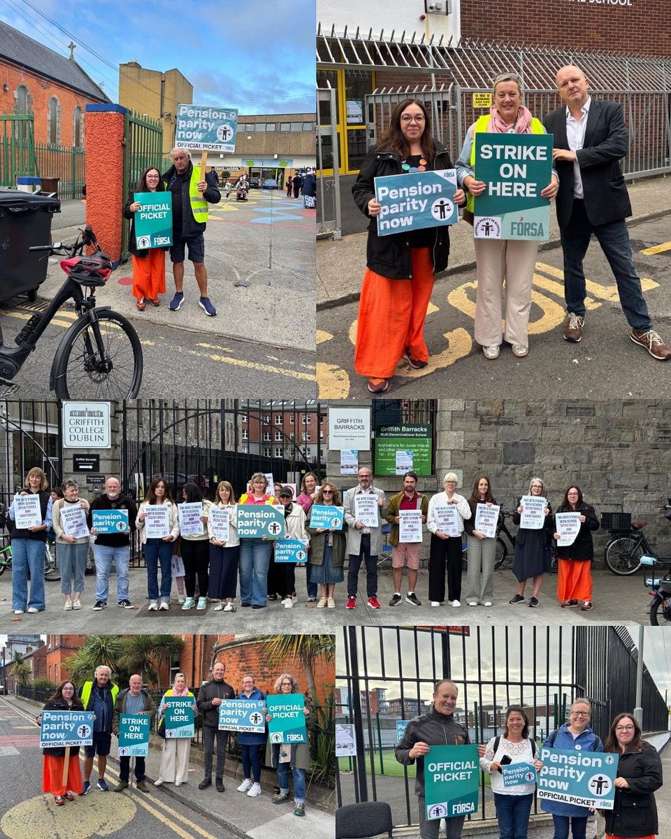Jen Cummins TD (@jencumminstd) on Twitter photo Standing in solidarity with School Secretaries and Caretakers who are protesting outside their schools today. #pensionparity Standing in solidarity with School Secretaries and Caretakers who are protesting outside their schools today. #pensionparity