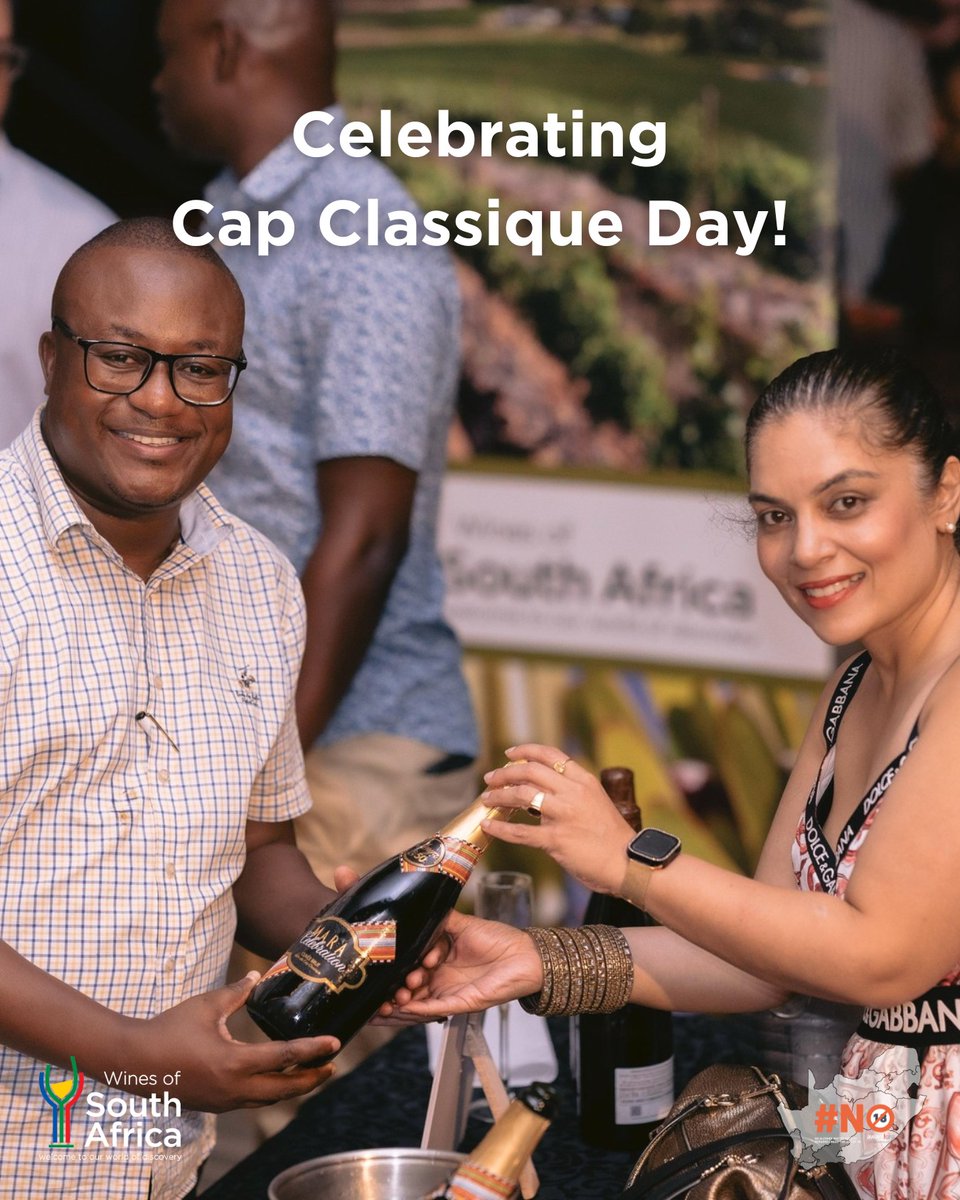 WOSACanada (@wosacanada) on Twitter photo Every 1 September, we raise a glass to one of South Africa’s finest sparkling treasures: Cap Classique (f.k.a MCC). 
This International Cap Classique Day, let’s celebrate our homegrown elegance, artistry, and sparkle!
#WoSA #CapClassique #MCC #InternationalCapClassiqueDay Every 1 September, we raise a glass to one of South Africa’s finest sparkling treasures: Cap Classique (f.k.a MCC). 
This International Cap Classique Day, let’s celebrate our homegrown elegance, artistry, and sparkle!
#WoSA #CapClassique #MCC #InternationalCapClassiqueDay