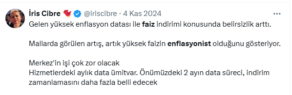 Hepimiz bu büyüme verisi ile şaşırıp, demek ki politikanın sıkı olmadığını açıklıyoruz

Şu an bulunduğumuz konumu anlamak için okunmasının çok önemli olduğuna inandığım yine çok uzun yazım
Buyurunuz🤗

Yanılınan bir noktayı da atlıyoruz

Uzun süreli yüksek faizin enflasyonist