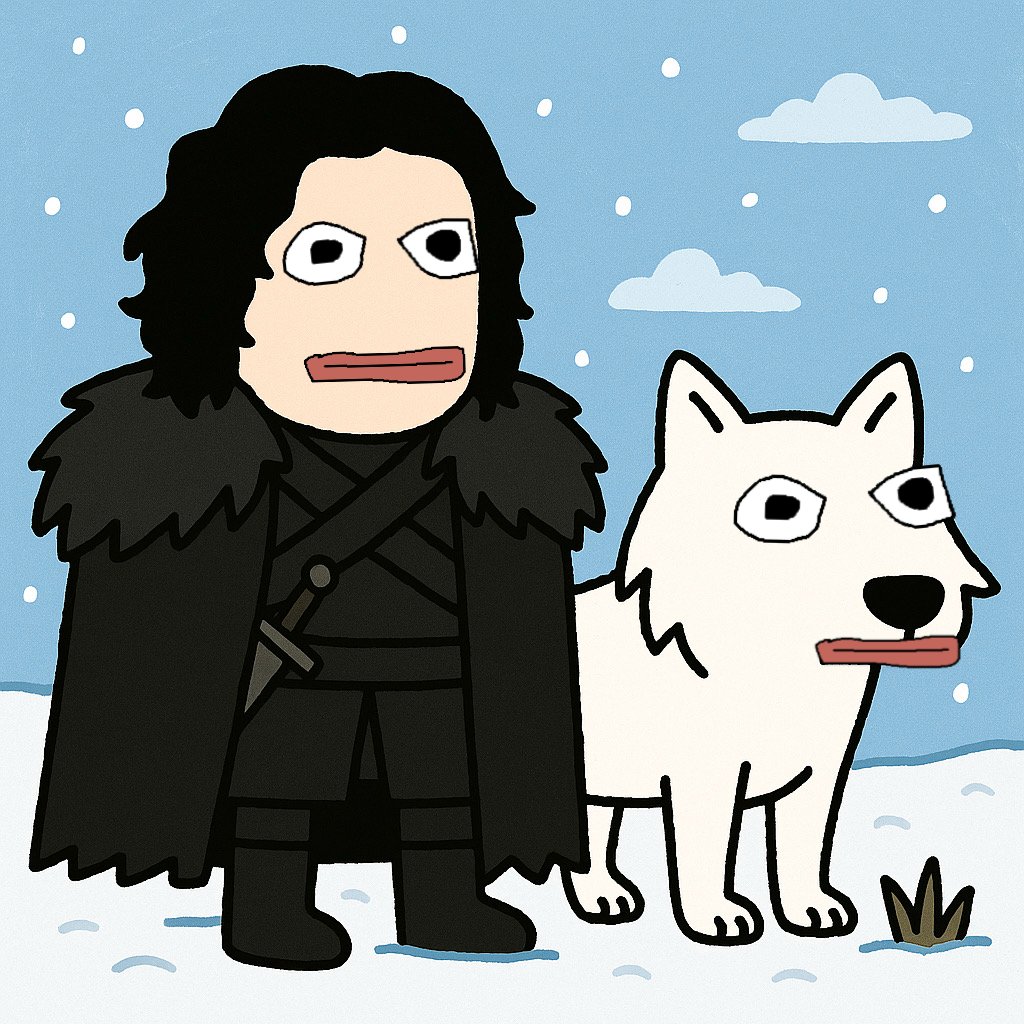 Daumn Snow, Thumb of the North, Warden of the Cold Flame, Eternal Hand of Hoher #GameOfThumbs