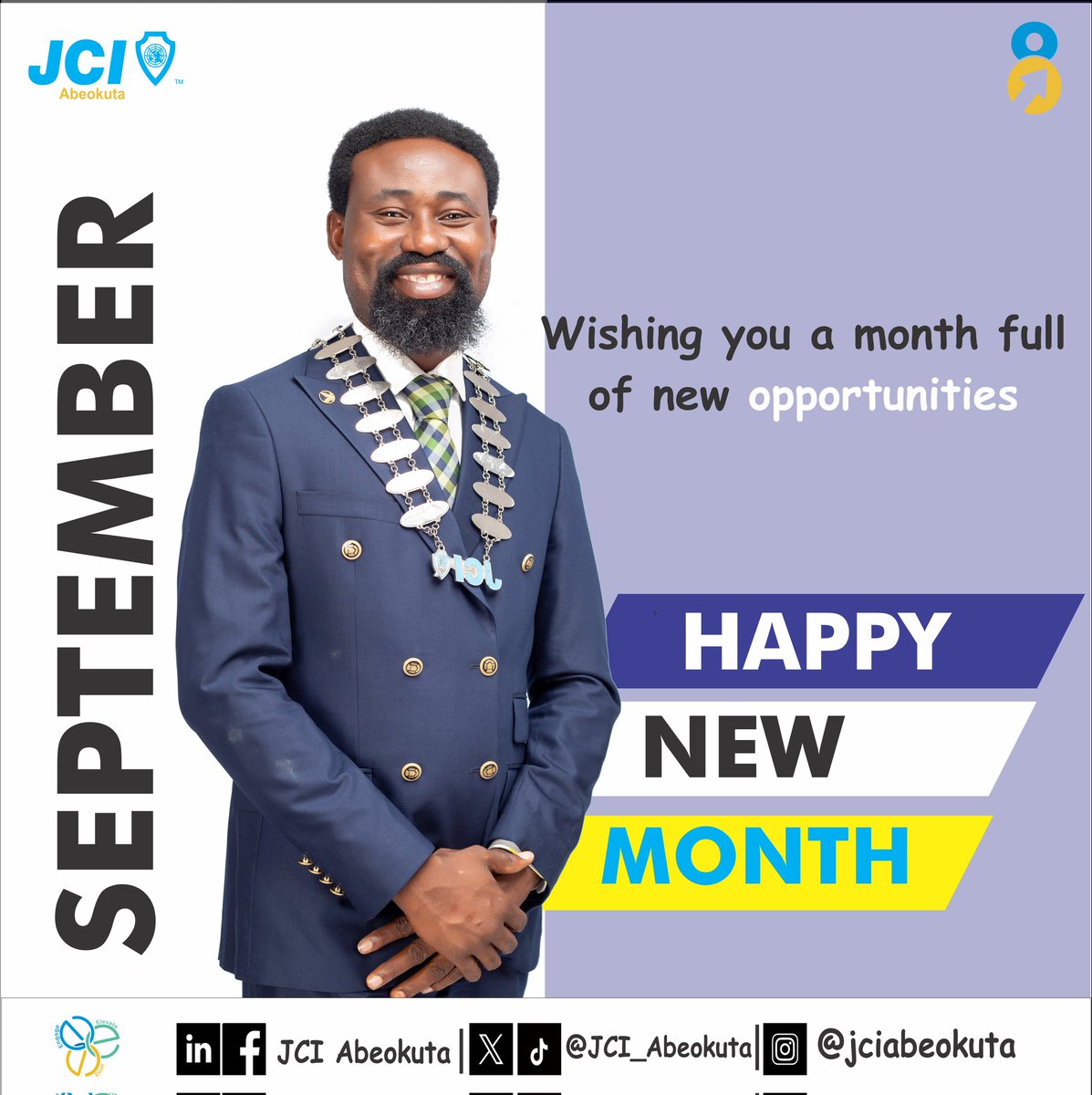 JCI_Abeokuta's tweet image. Wishing you a month filled with excitement, growth and new opportunities.

Happy New Month ☺️

#happynewmonth
#september
#EngageElevateExcel
#JCIAbeokuta
#JCINigeria
#ELV8
#JCI