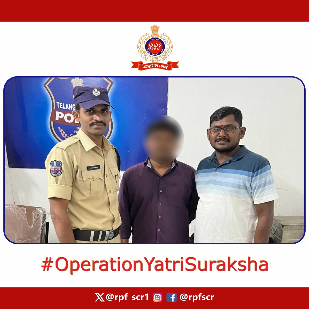 rpf_scr1's tweet photo. Alert #RPF #CrimePrevention team at #Secunderabad nabbed a Pick pocketer and recovered a stolen Wallet with Cash. Offender handed over to #GRP for investigation.
#OperationYatriSuraksha
@RPF_INDIA @rpfscr_sc @RailMinIndia @SCRailwayIndia https://t.co/uREOYYi0zW