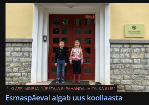 tarkusejälestajast 2. klassi mineja: vanemad ja õpetajad imevad ja ma ei taha mitte kunagi enam Kooli minna

haridusearmastajast 1. klassi mineja: õpetaja ei pahanda ja on ka ilus:)