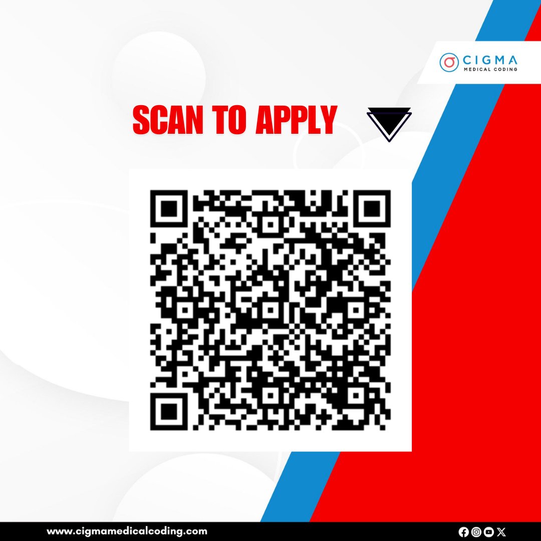 cigmahealthcare's tweet image. We’re Hiring – Medical Coding Fresher (Resubmission - UAE Coding)
Kickstart your career with an exciting opportunity in Resubmission - UAE Coding!
Apply Now: cigmamedicalcoding.com/job-vacancies/…
#MedicalCodingJobs #MedicalCodingFresher #UAEcoding #ResubmissionCoding #CigmaMedicalCoding