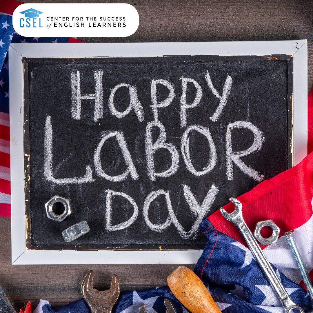 CSELCenter's tweet image. Happy Labor Day! 😊