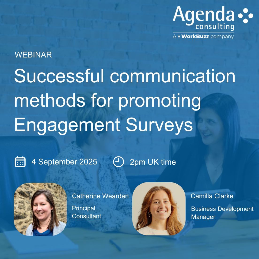 Join our free webinar to learn how to drive higher engagement and deeper insights through effective survey communications

Register for free: agendaconsulting.co.uk/product/webina…

#EmployeeSurvey #VolunteerSurvey #EngagementSurvey #SurveyCommunications #CharityComms #NonprofitHR