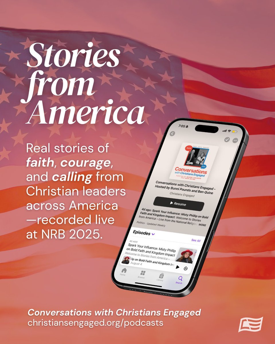 Christians Engaged (@prayvoteengage) on Twitter photo 🚨 NOW LIVE!
<a href="/bunnipounds/">Bunni Pounds</a> talks with Keisha Russell of First Liberty Institute (<a href="/1stLiberty/">First Liberty Institute</a>) on standing bold for religious freedom—from classrooms to the Supreme Court.
🎧 Watch/listen: christiansengaged.org/podcasts 🚨 NOW LIVE!
<a href="/bunnipounds/">Bunni Pounds</a> talks with Keisha Russell of First Liberty Institute (<a href="/1stLiberty/">First Liberty Institute</a>) on standing bold for religious freedom—from classrooms to the Supreme Court.
🎧 Watch/listen: christiansengaged.org/podcasts