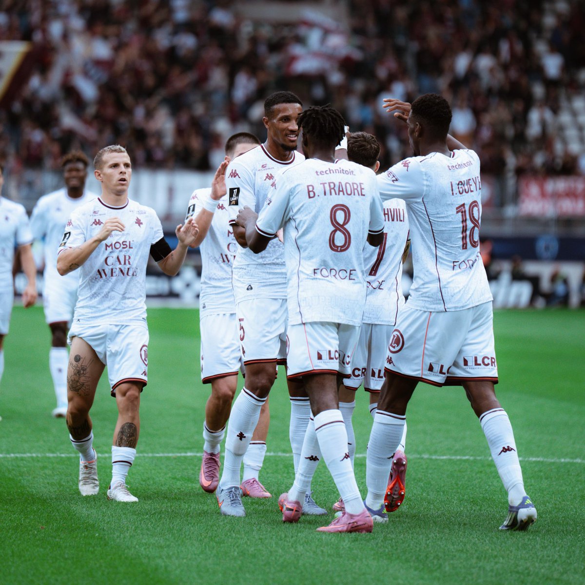 FCMetz's tweet photo. #PFCFCM
Premier but de la saison en @Ligue1 pour Bouba 🫡 https://t.co/Jgshe142wr
