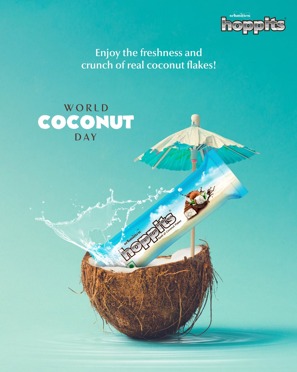 Hoppits_Bar's tweet photo. It’s #WorldCoconutDay and we’re officially going COCO-NUTS! 🥥
Dive into the crunch + chocolaty magic of Hoppits- Spell of Coconut Flakes bar.
#worldcoconutday #coconut #hoppits #hoppitschocolates #chocolates https://t.co/jLqzAxBXb0