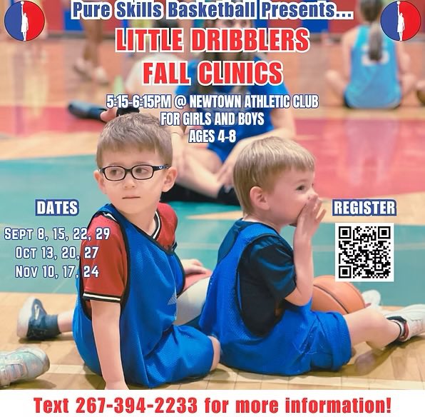 Fall Preseason 🏀 Clinics! 

MONDAY’S GRADES 3-10:
forms.gle/9bfv4SDapfKutf…

THURSDAY’S GRADES 3-10:
forms.gle/U2SByeJTXF6MKa…

LITTLE DRIBBLERS AGES 4-8:
forms.gle/zESMYGD5kjJeMd…